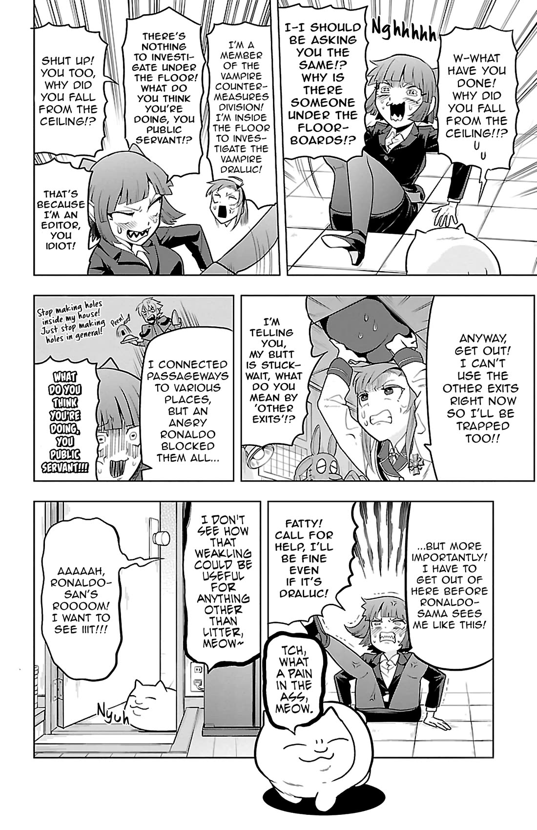 Kyuuketsuki Sugu Shinu Chapter 84 page 4 - Chapter 84: Sanzu-chan @ Can't Get Her Butt Out