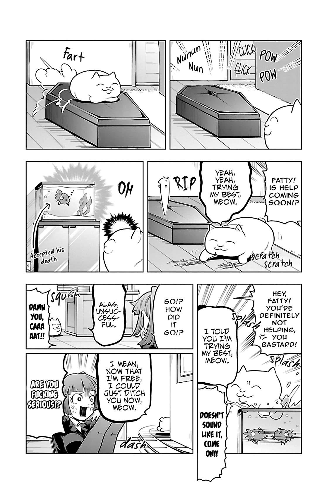 Kyuuketsuki Sugu Shinu Chapter 84 page 5 - Chapter 84: Sanzu-chan @ Can't Get Her Butt Out