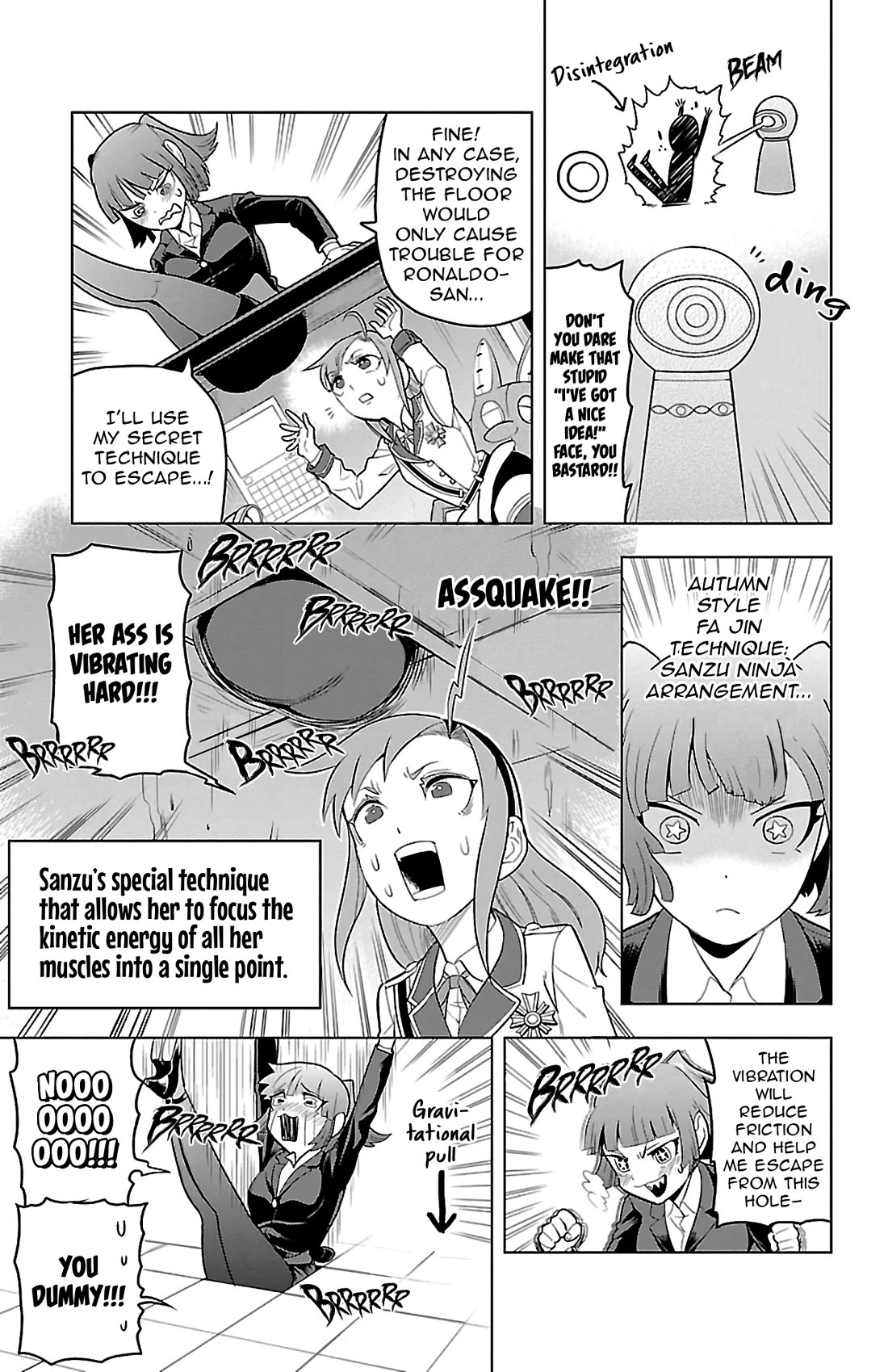 Kyuuketsuki Sugu Shinu Chapter 84 page 7 - Chapter 84: Sanzu-chan @ Can't Get Her Butt Out