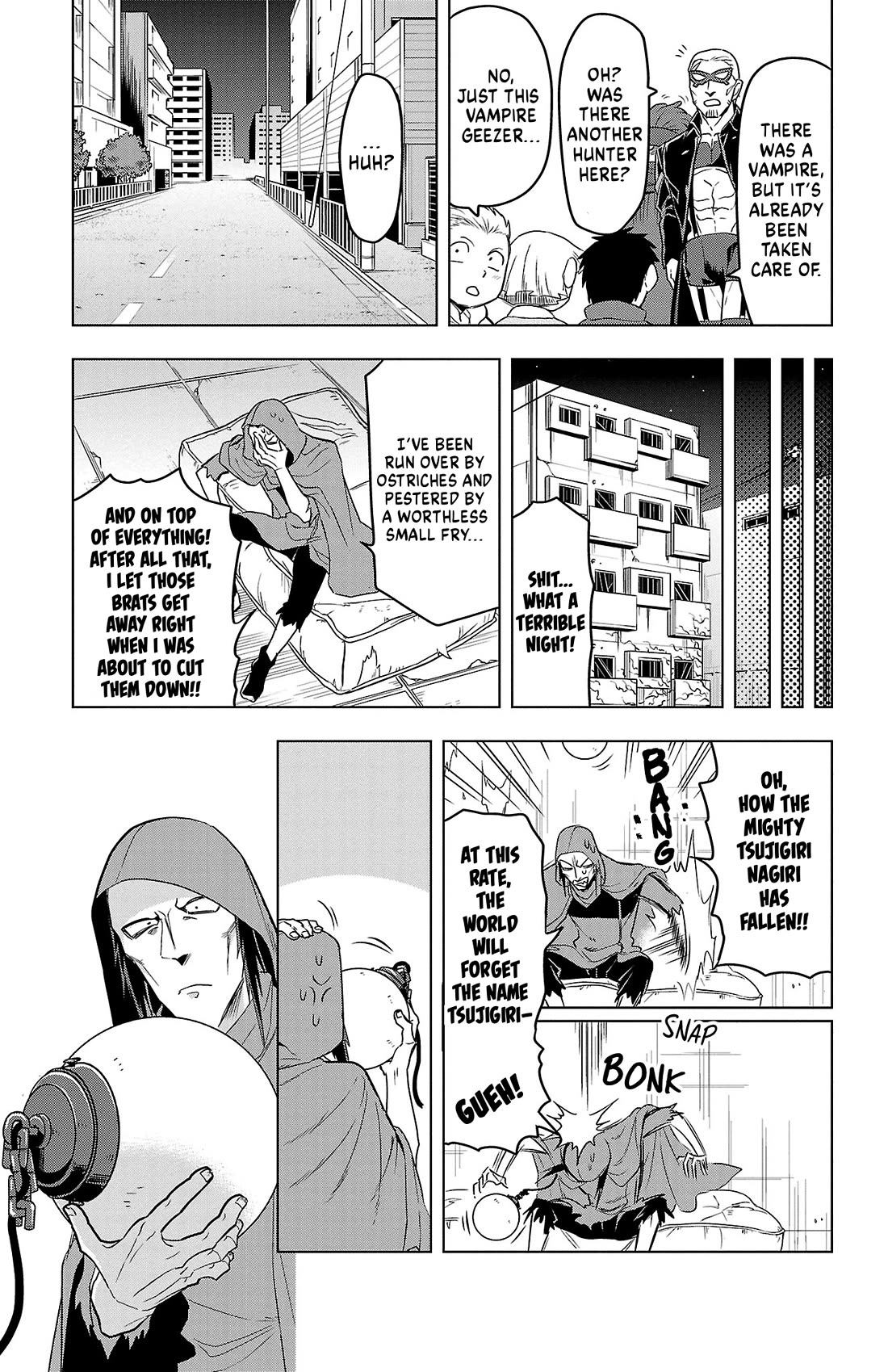 Kyuuketsuki Sugu Shinu Chapter 85 page 15 - Chapter 85: Hang in There, Tsujigiri Nagiri