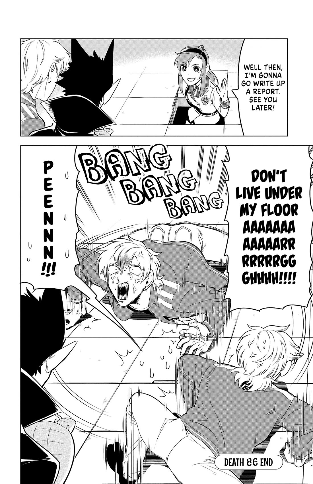 Kyuuketsuki Sugu Shinu Chapter 86 page 12 - Chapter 86: From Under the Floor with Love