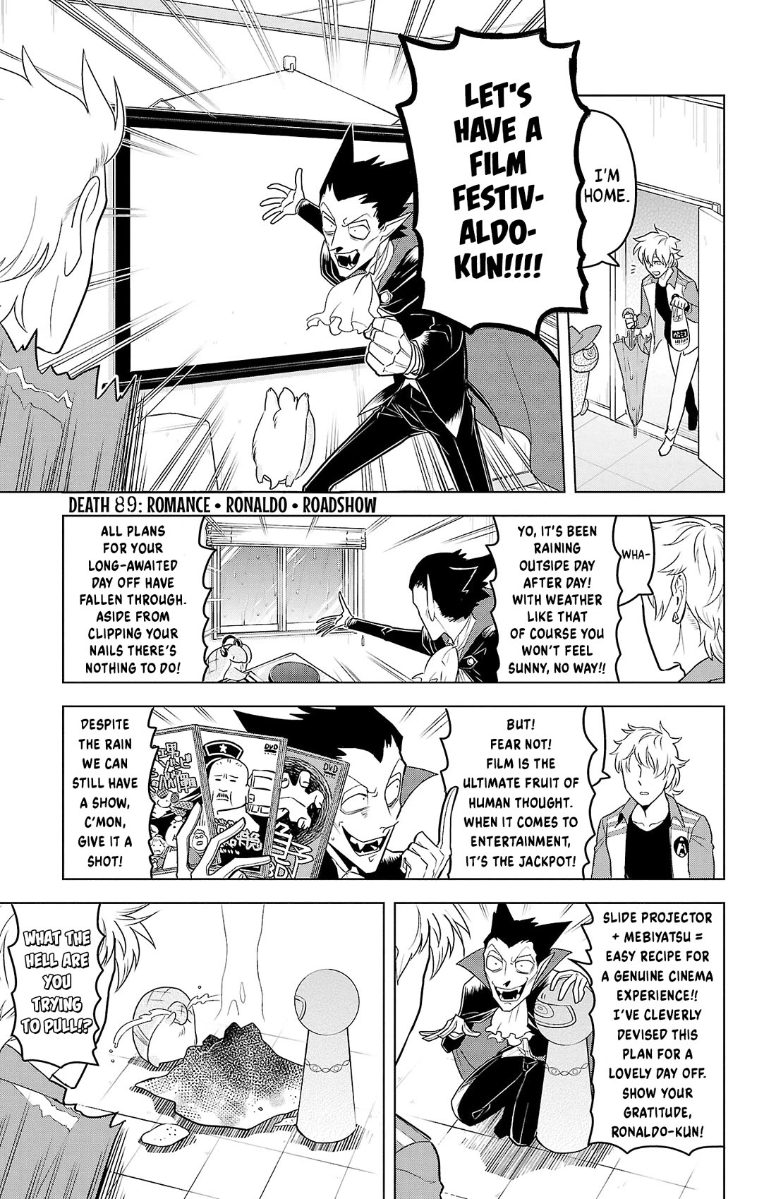 Kyuuketsuki Sugu Shinu Chapter 89 page 1 - Chapter 89: Romance - Ronaldo - Roadshow