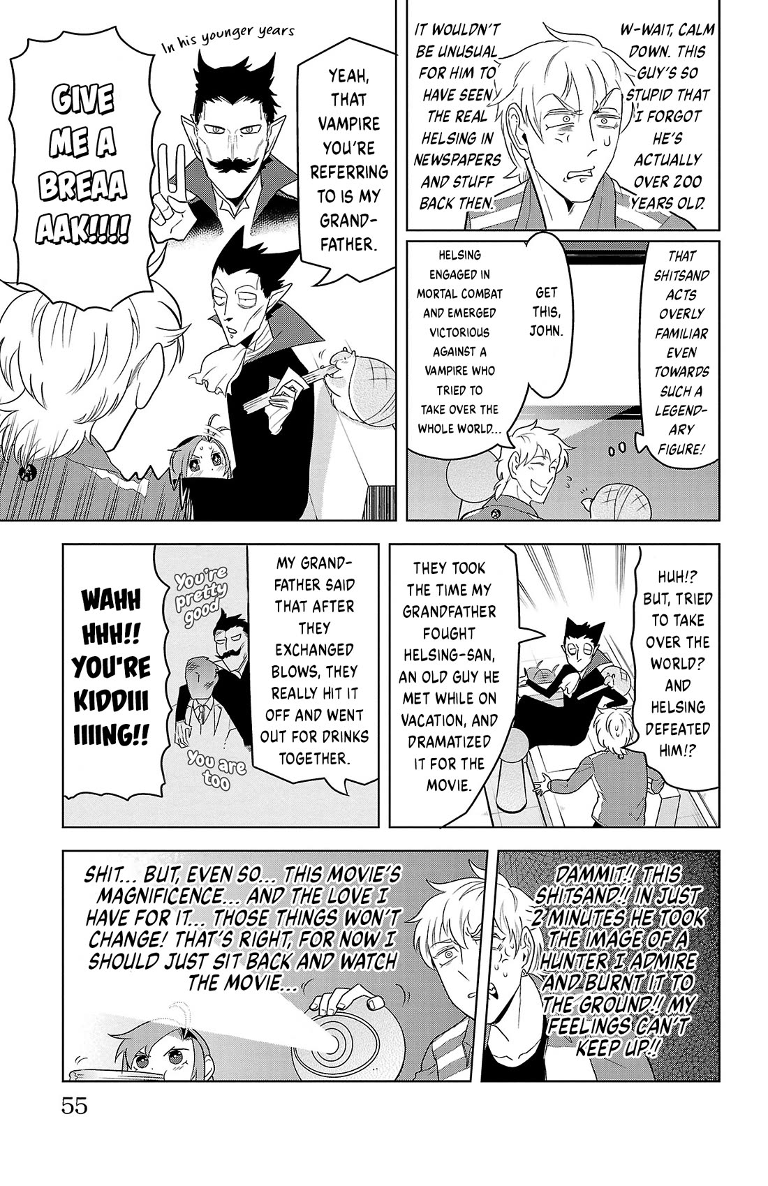 Kyuuketsuki Sugu Shinu Chapter 89 page 3 - Chapter 89: Romance - Ronaldo - Roadshow