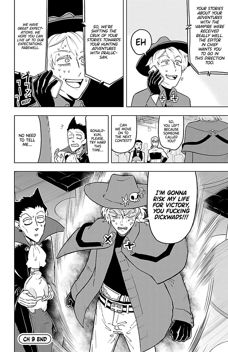 Kyuuketsuki Sugu Shinu Chapter 9 page 12 - Chapter 9: 9th Death: Hunter's Guild Tomfoolery