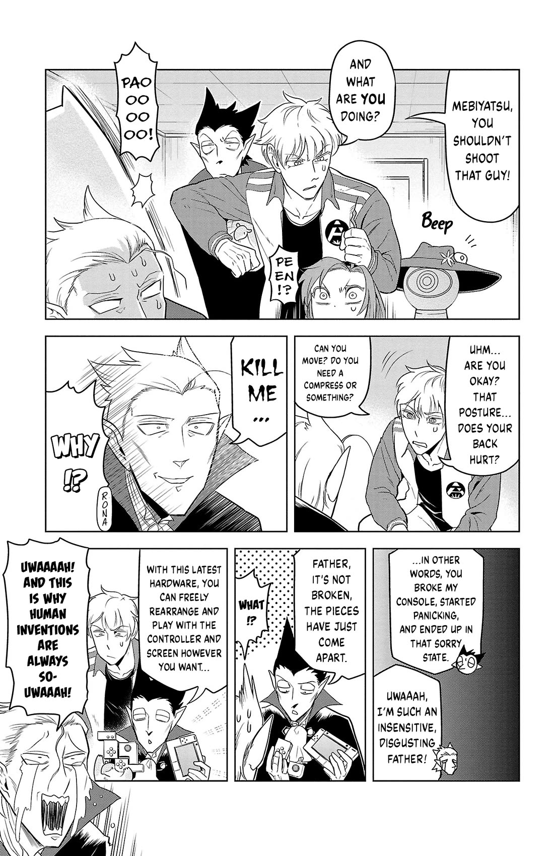 Kyuuketsuki Sugu Shinu Chapter 91 page 11 - Chapter 91: Papa With a Blow and Goodbye