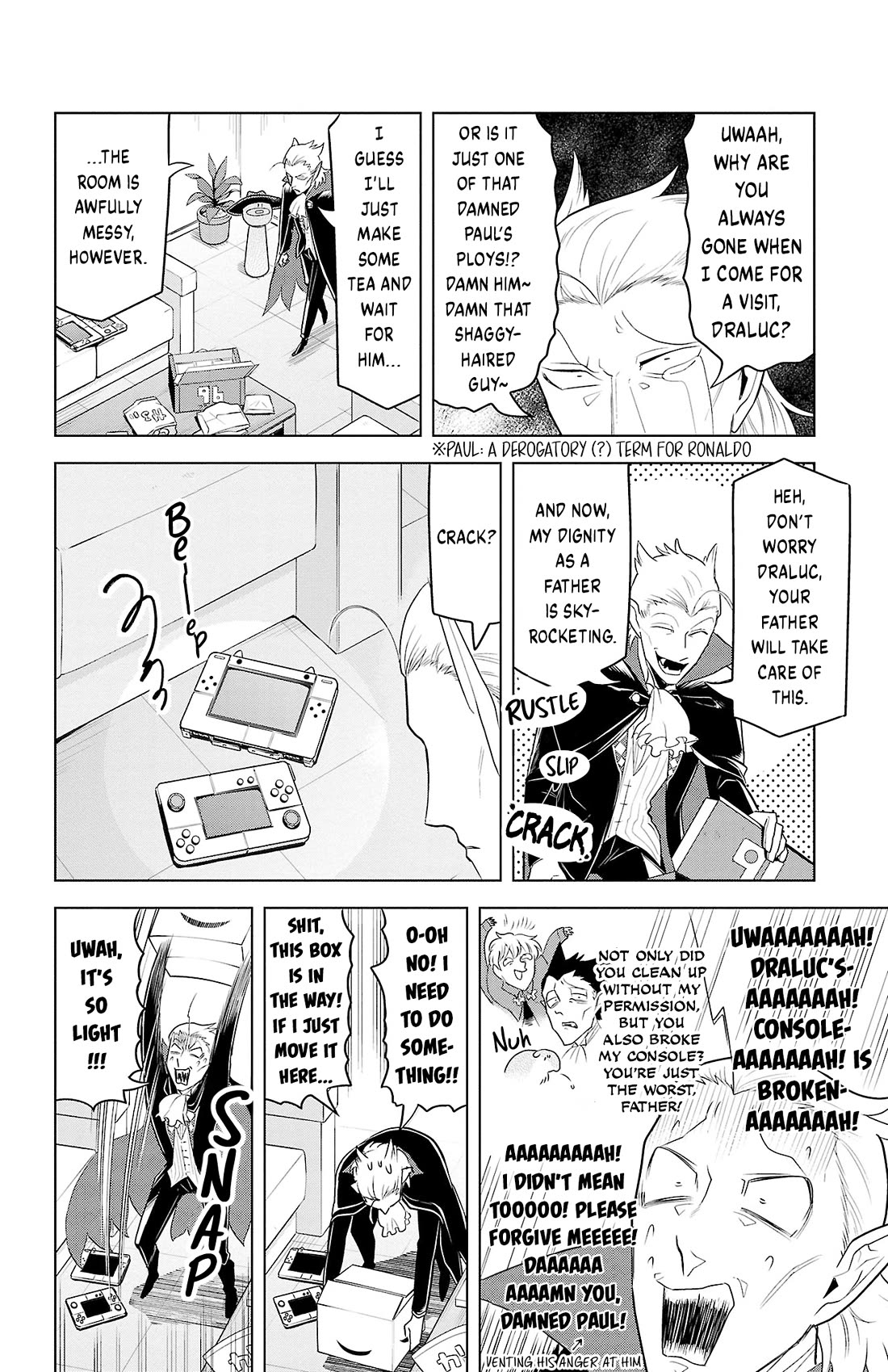 Kyuuketsuki Sugu Shinu Chapter 91 page 2 - Chapter 91: Papa With a Blow and Goodbye