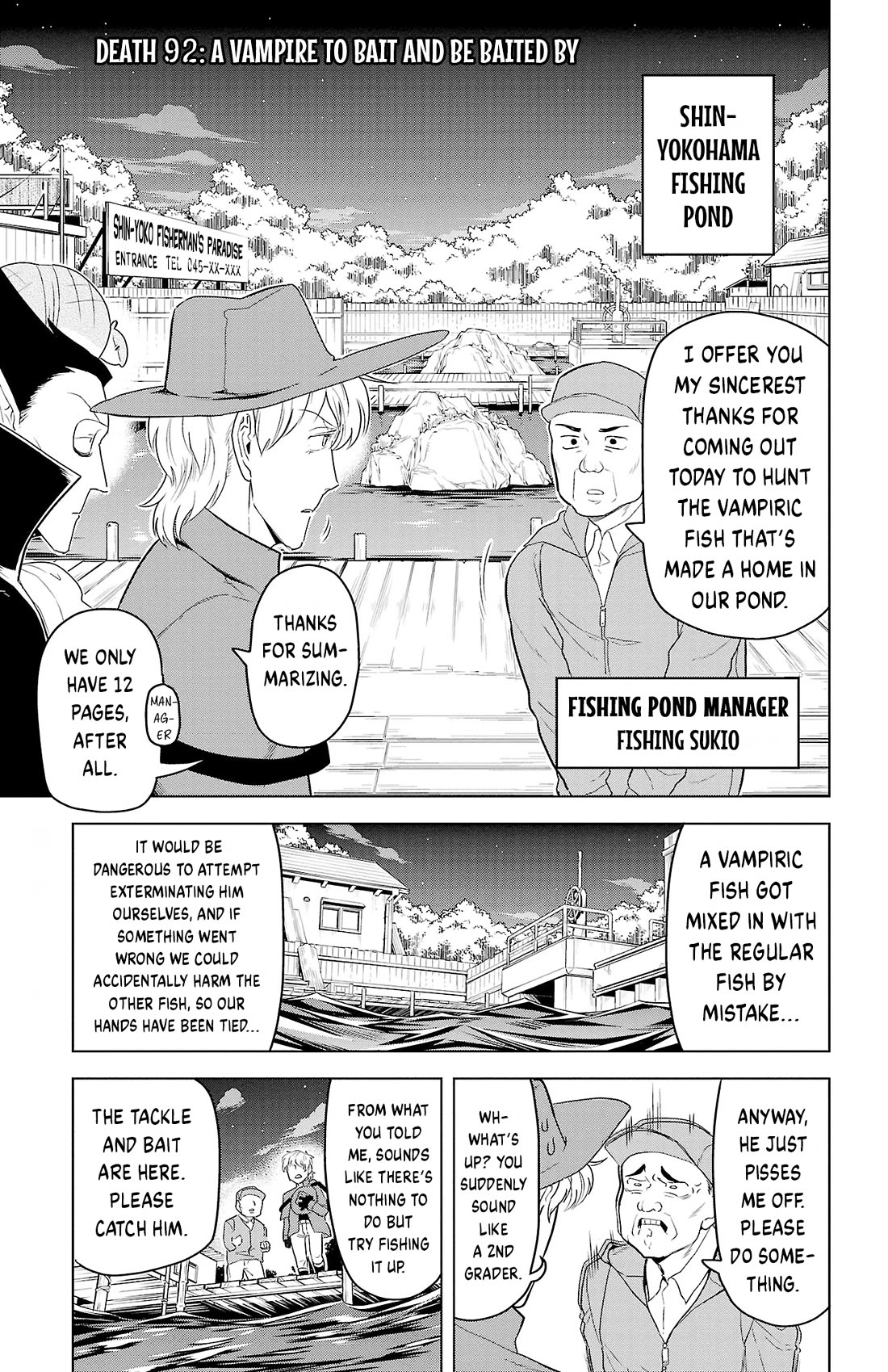 Kyuuketsuki Sugu Shinu Chapter 92 page 1 - Chapter 92: A Vampire to Bait and Be Baited by
