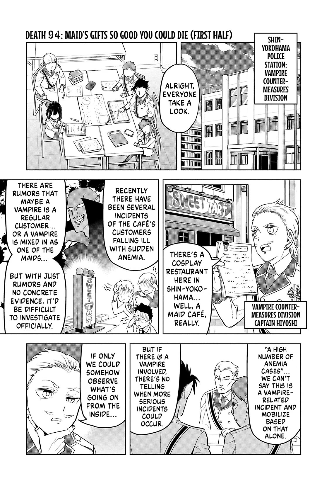 Kyuuketsuki Sugu Shinu Chapter 94 page 1 - Chapter 94: Maid’s Gifts So Good You Could Die (First Half)