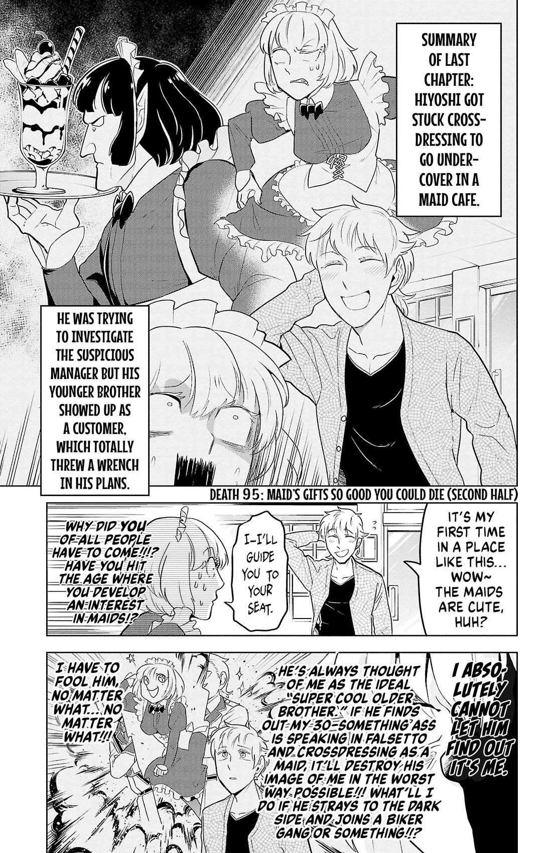 Kyuuketsuki Sugu Shinu Chapter 95 page 1 - Chapter 95: Maid’s Gifts So Good You Could Die (Second Half)