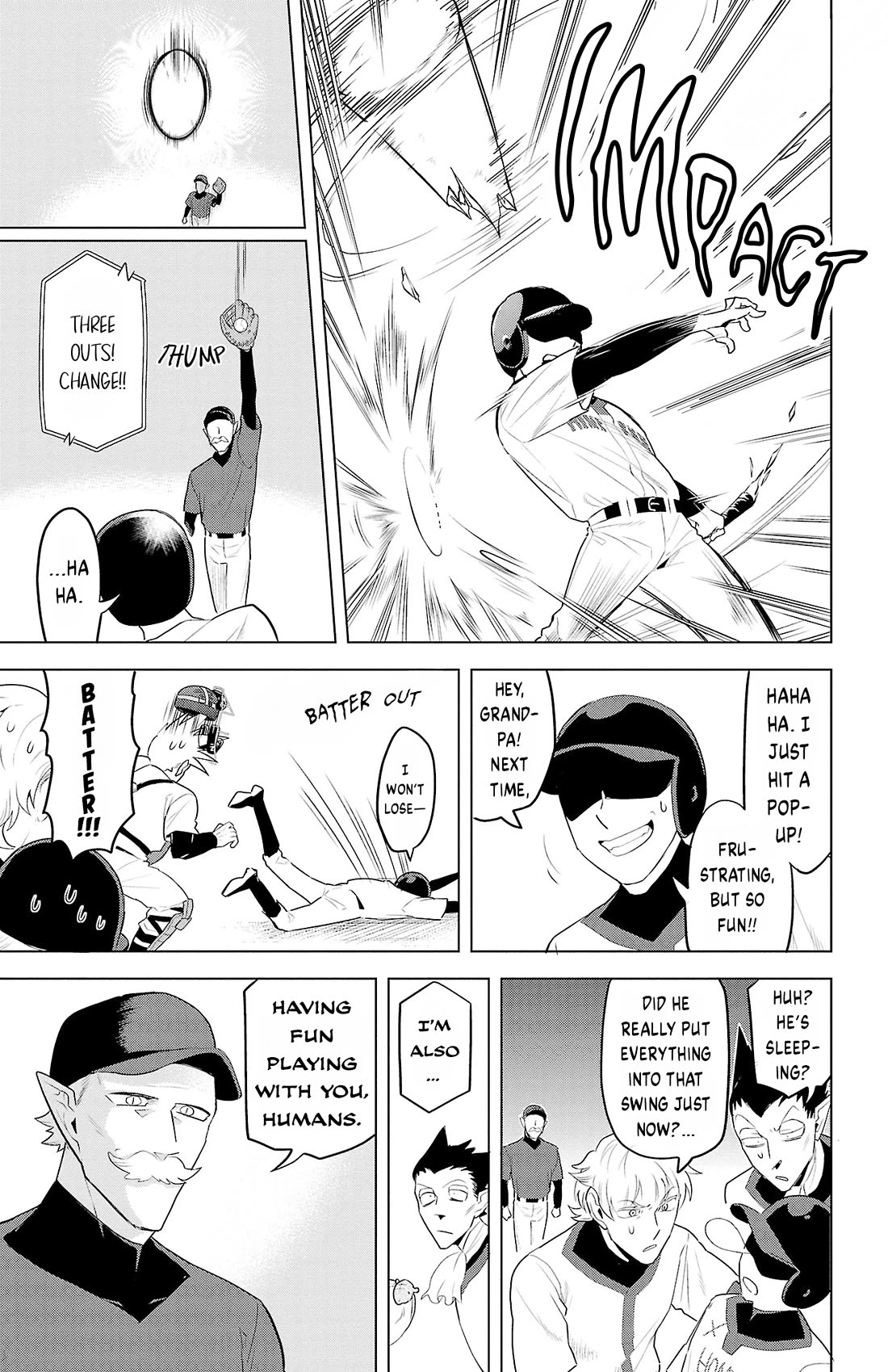 Kyuuketsuki Sugu Shinu Chapter 96 page 11 - Chapter 96: Play Dead-Dead-Dead Ball!!!