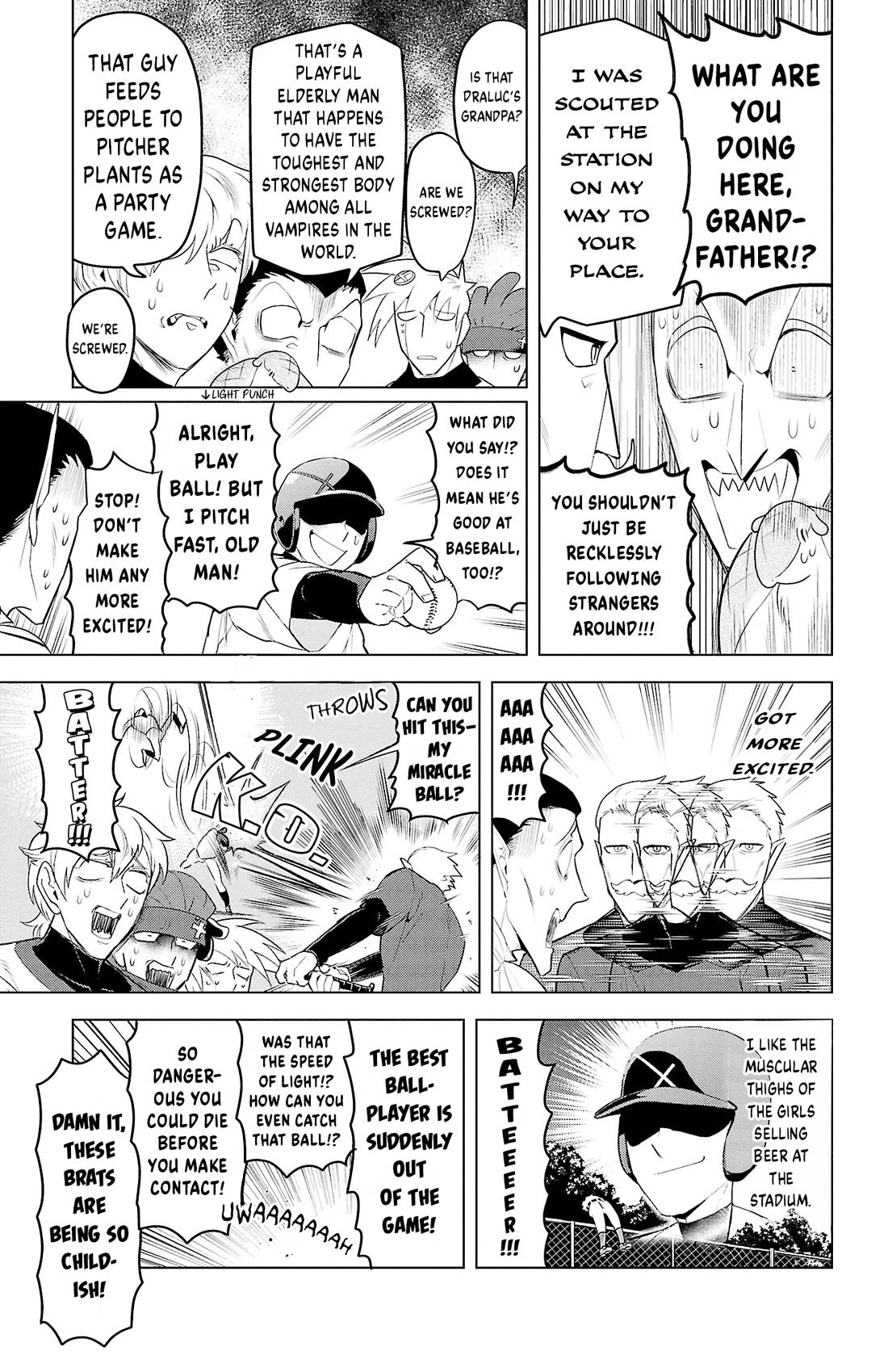 Kyuuketsuki Sugu Shinu Chapter 96 page 3 - Chapter 96: Play Dead-Dead-Dead Ball!!!