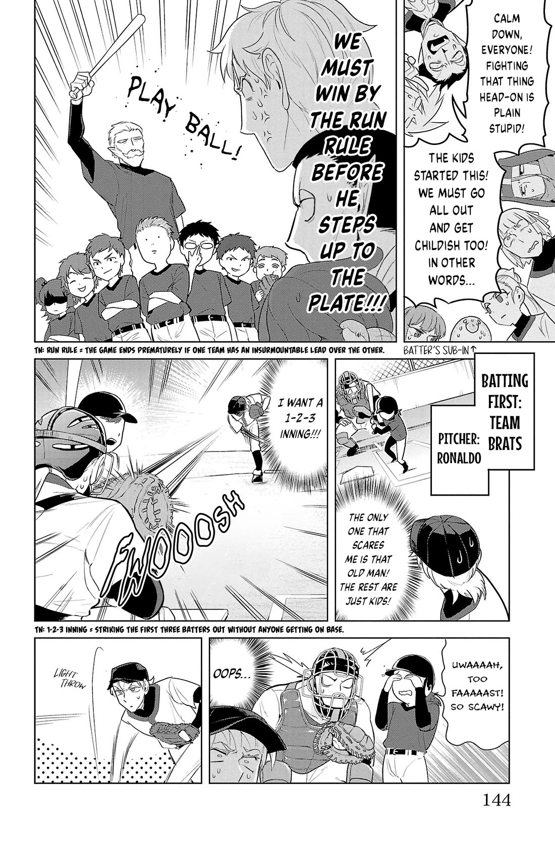 Kyuuketsuki Sugu Shinu Chapter 96 page 4 - Chapter 96: Play Dead-Dead-Dead Ball!!!