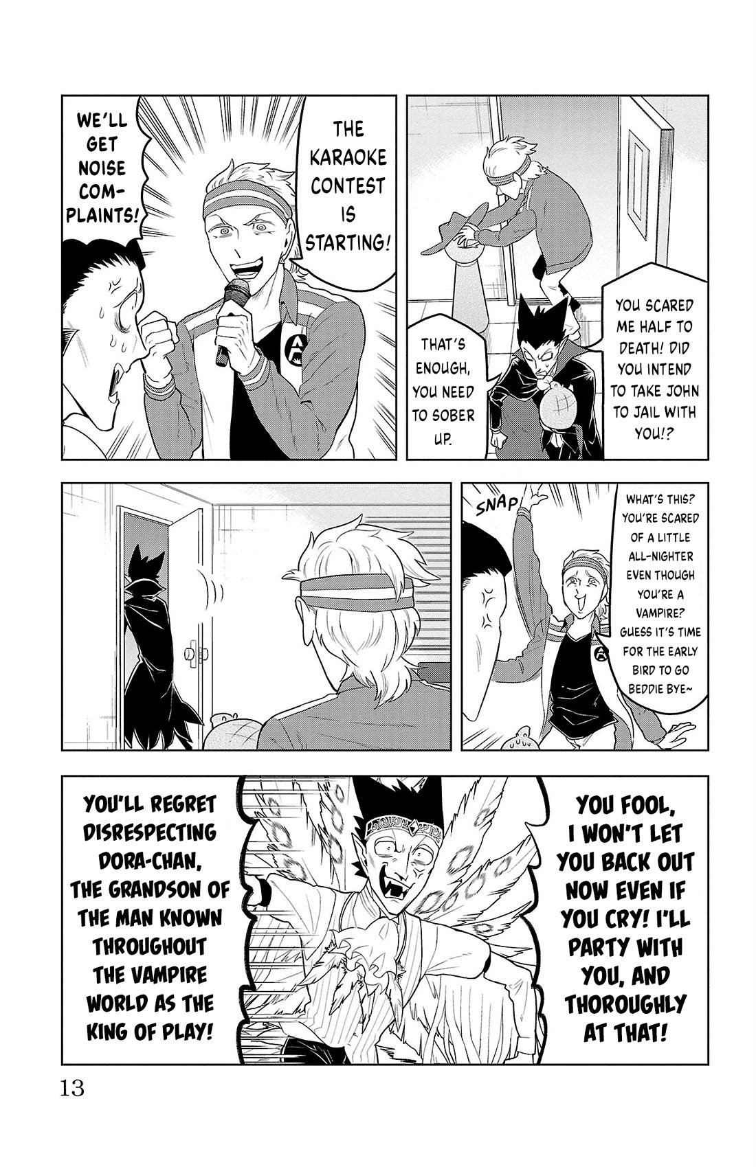 Kyuuketsuki Sugu Shinu Chapter 97 page 15 - Chapter 97: Midnight Tension