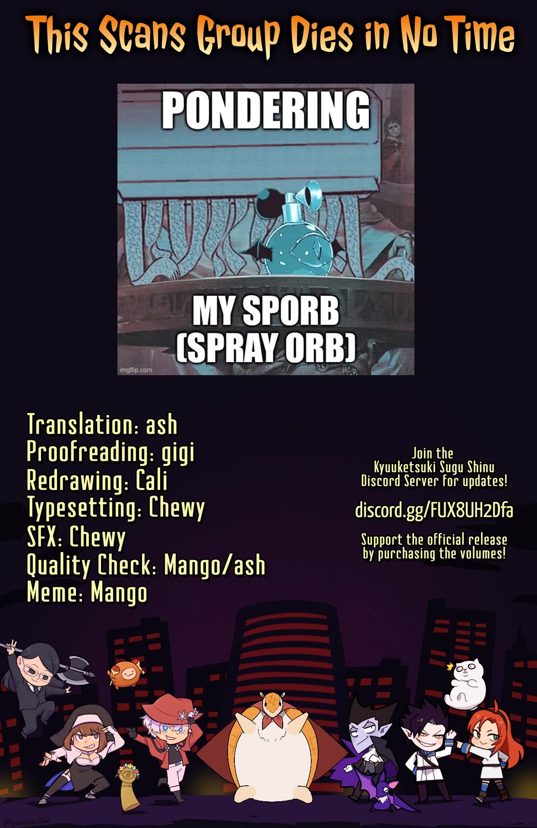 Kyuuketsuki Sugu Shinu Chapter 99 page 14 - Chapter 99: A Tale of the Night Parade of 99 Vampires