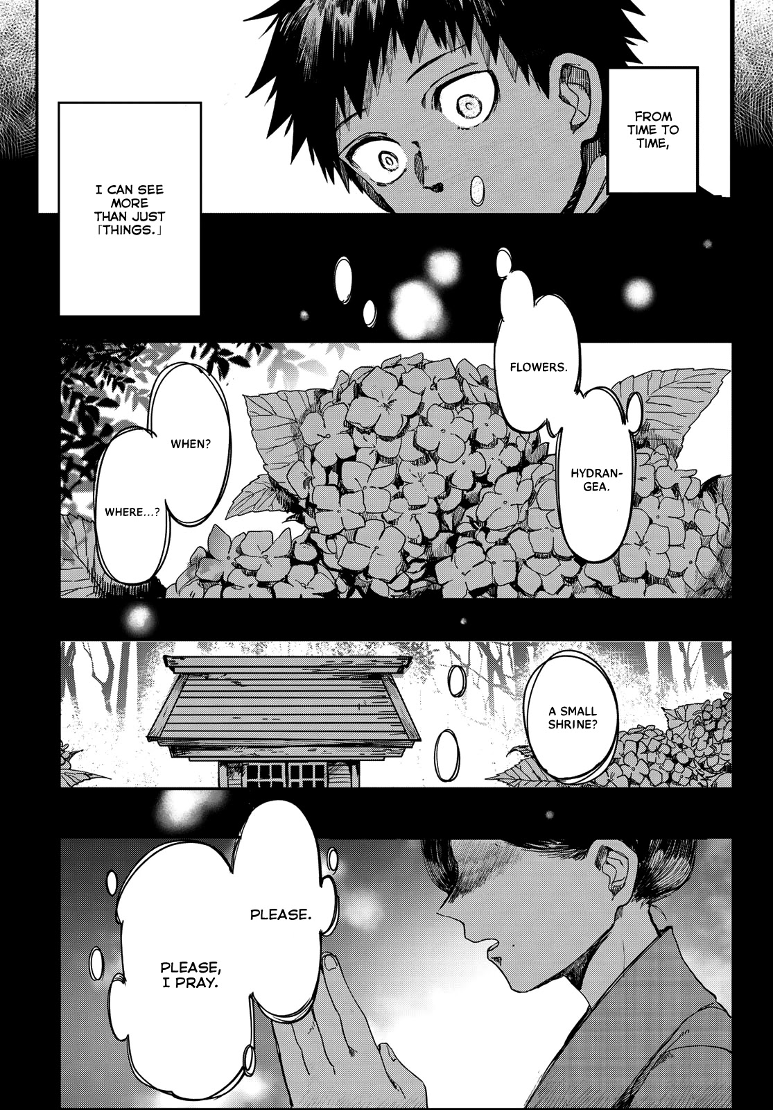 Kyuuki no Adabana Chapter 1 page 16 - Chapter 1: The Boy Who Could See