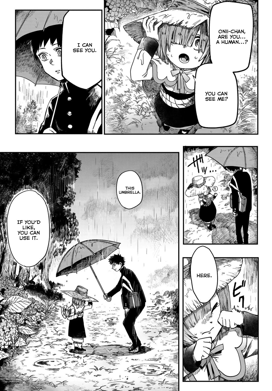 Kyuuki no Adabana Chapter 1 page 22 - Chapter 1: The Boy Who Could See