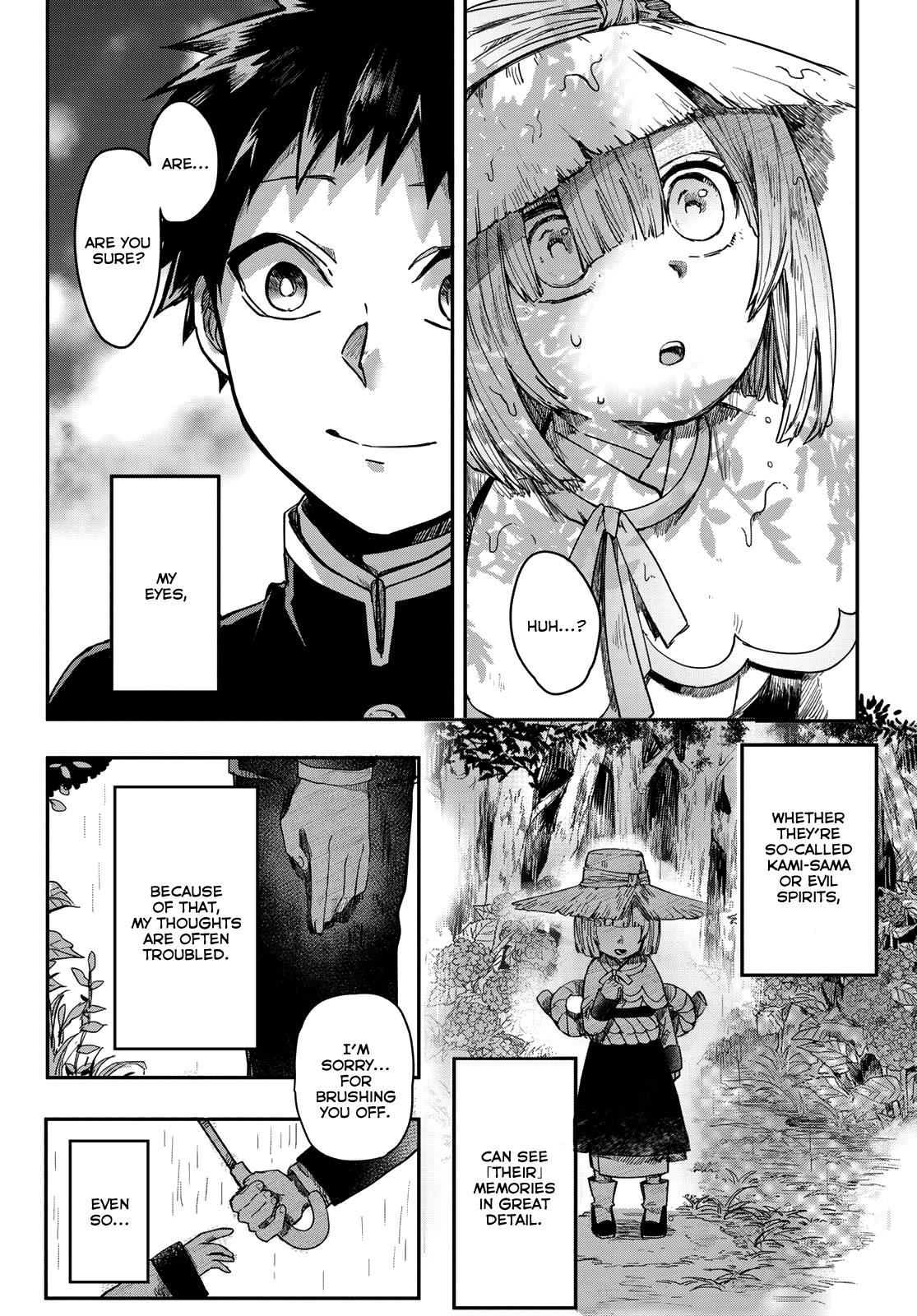 Kyuuki no Adabana Chapter 1 page 23 - Chapter 1: The Boy Who Could See