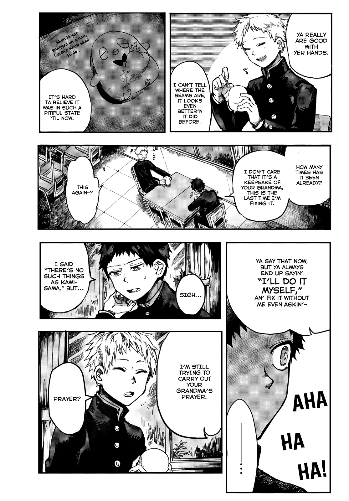 Kyuuki no Adabana Chapter 1 page 6 - Chapter 1: The Boy Who Could See