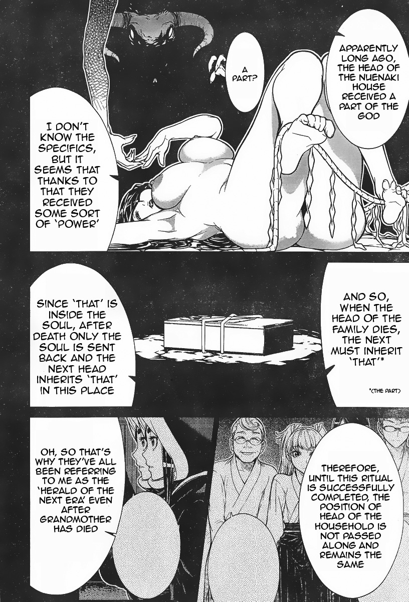 Kyuusen no Shima Chapter 3 page 8 - Chapter 3: Tradition, Twisting and Ensnaring