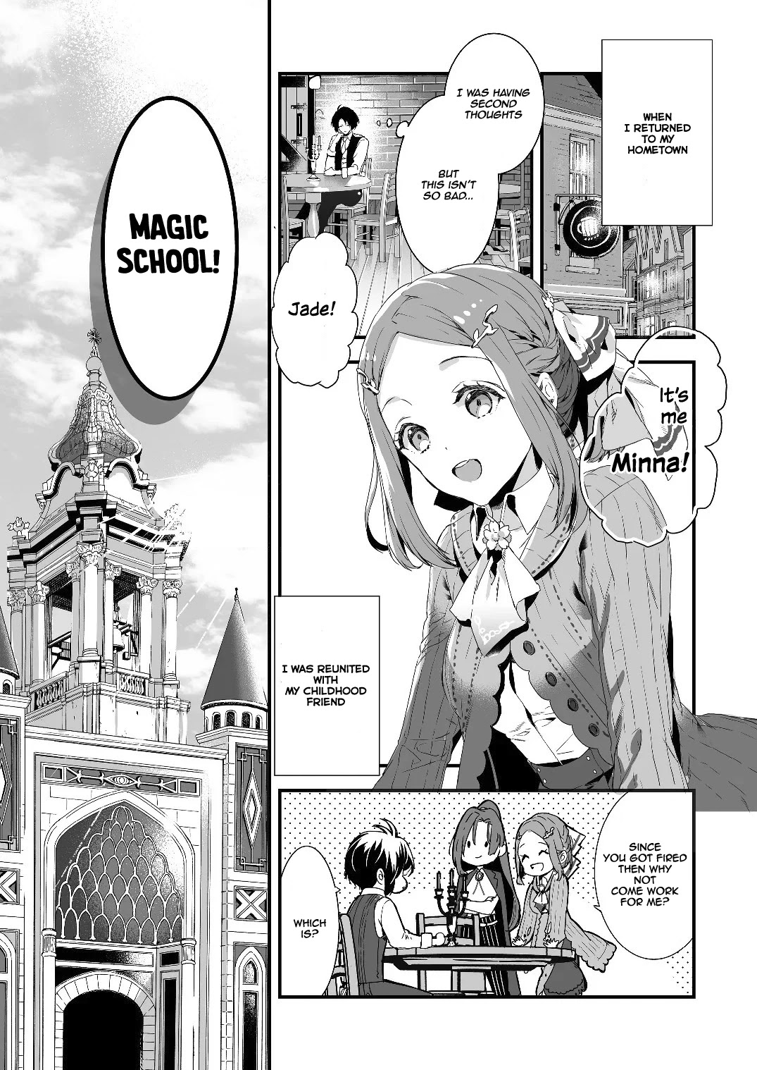 Kyuutei Mahou-shi Kubi ni Nattande,Inaka ni Kaette Mahou-ka no Sensei ni Narimasu Chapter 0 page 5 - Chapter 0