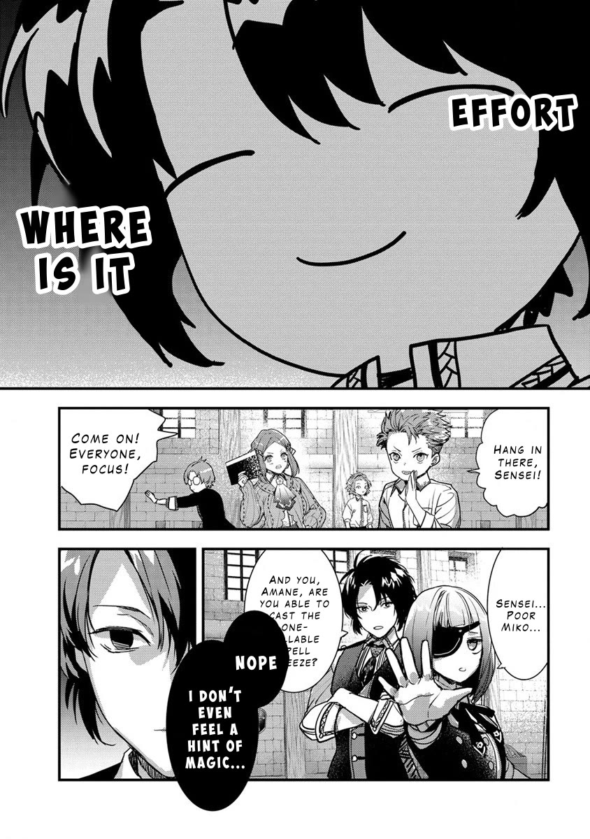 Kyuutei Mahou-shi Kubi ni Nattande,Inaka ni Kaette Mahou-ka no Sensei ni Narimasu Chapter 9 page 11 - Chapter 9: The Effort Class