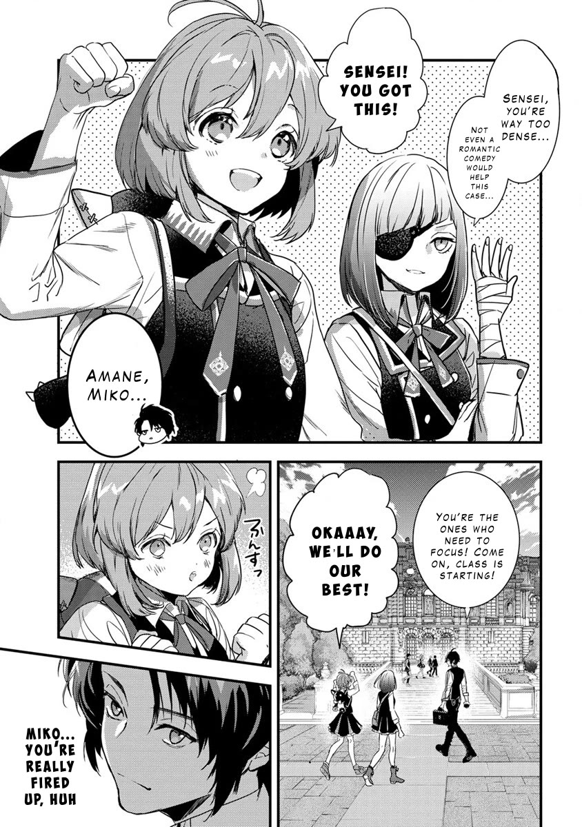 Kyuutei Mahou-shi Kubi ni Nattande,Inaka ni Kaette Mahou-ka no Sensei ni Narimasu Chapter 9 page 9 - Chapter 9: The Effort Class