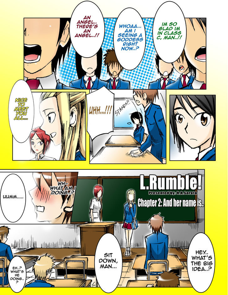 L.Rumble! Chapter 2 page 1 - Chapter 2 : And her name is...(Fixed)