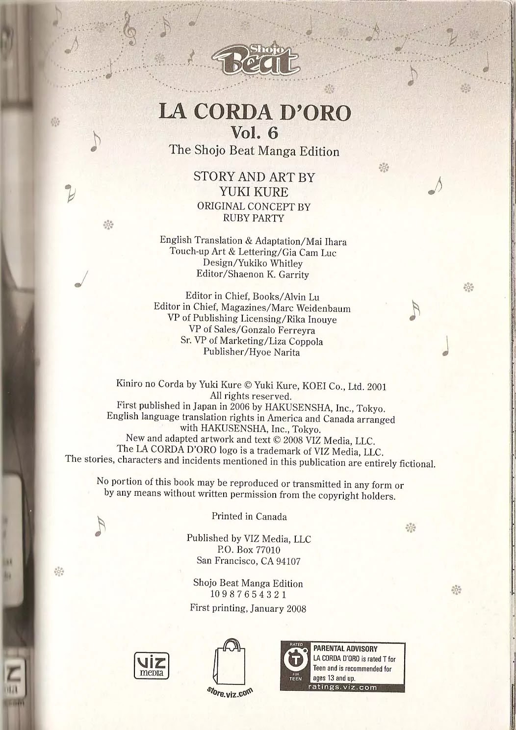 La Corda D'Oro Chapter 26.1 page 18 - Chapter 26.1