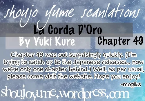 La Corda D'Oro Chapter 49 page 1 - Chapter 49