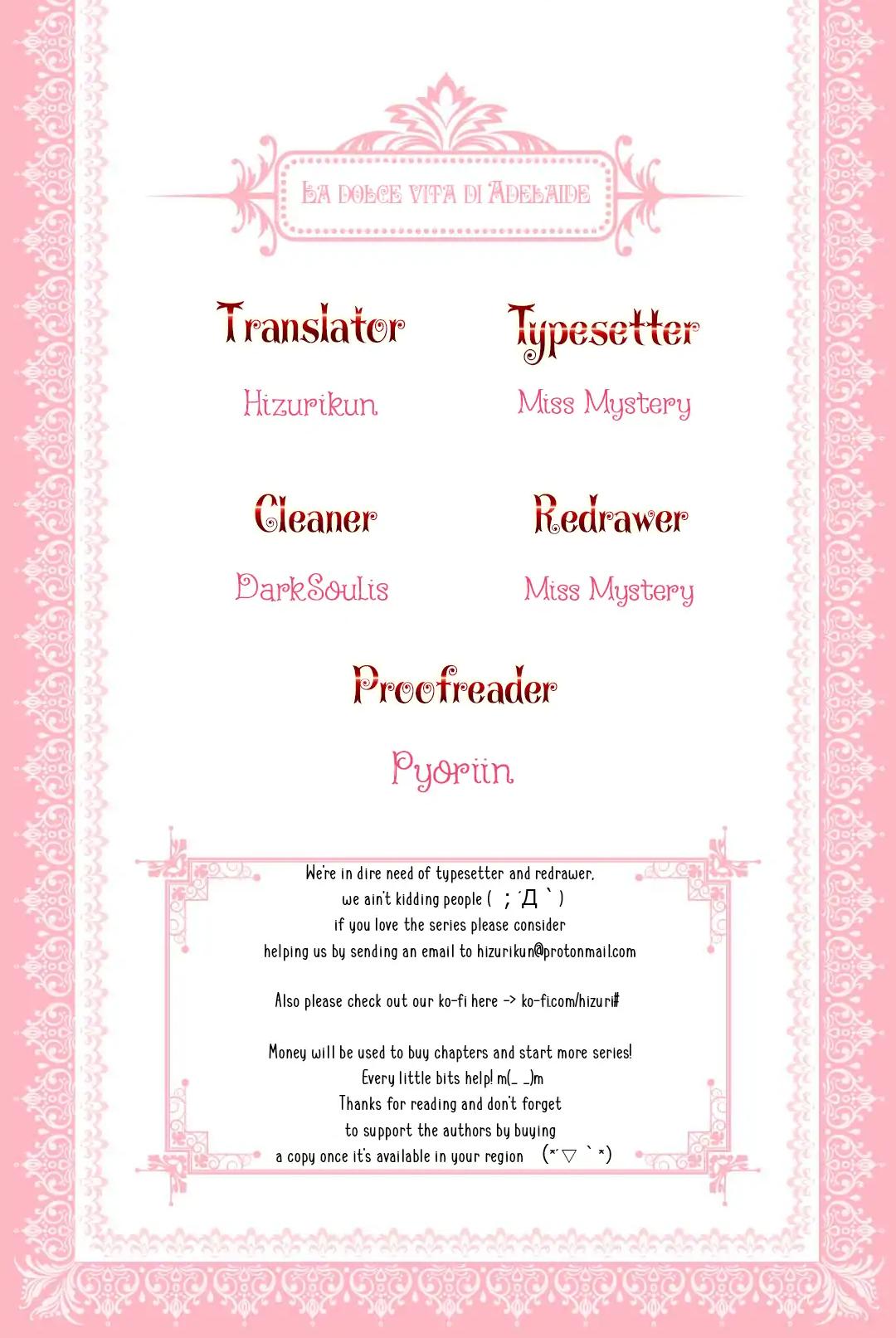 La Dolce Vita di Adelaide Chapter 0 page 2 - Chapter 0: Prologue