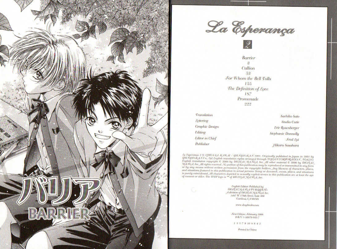 La Esperança Chapter 2.1 page 3 - Vol.02 Chapter 1
