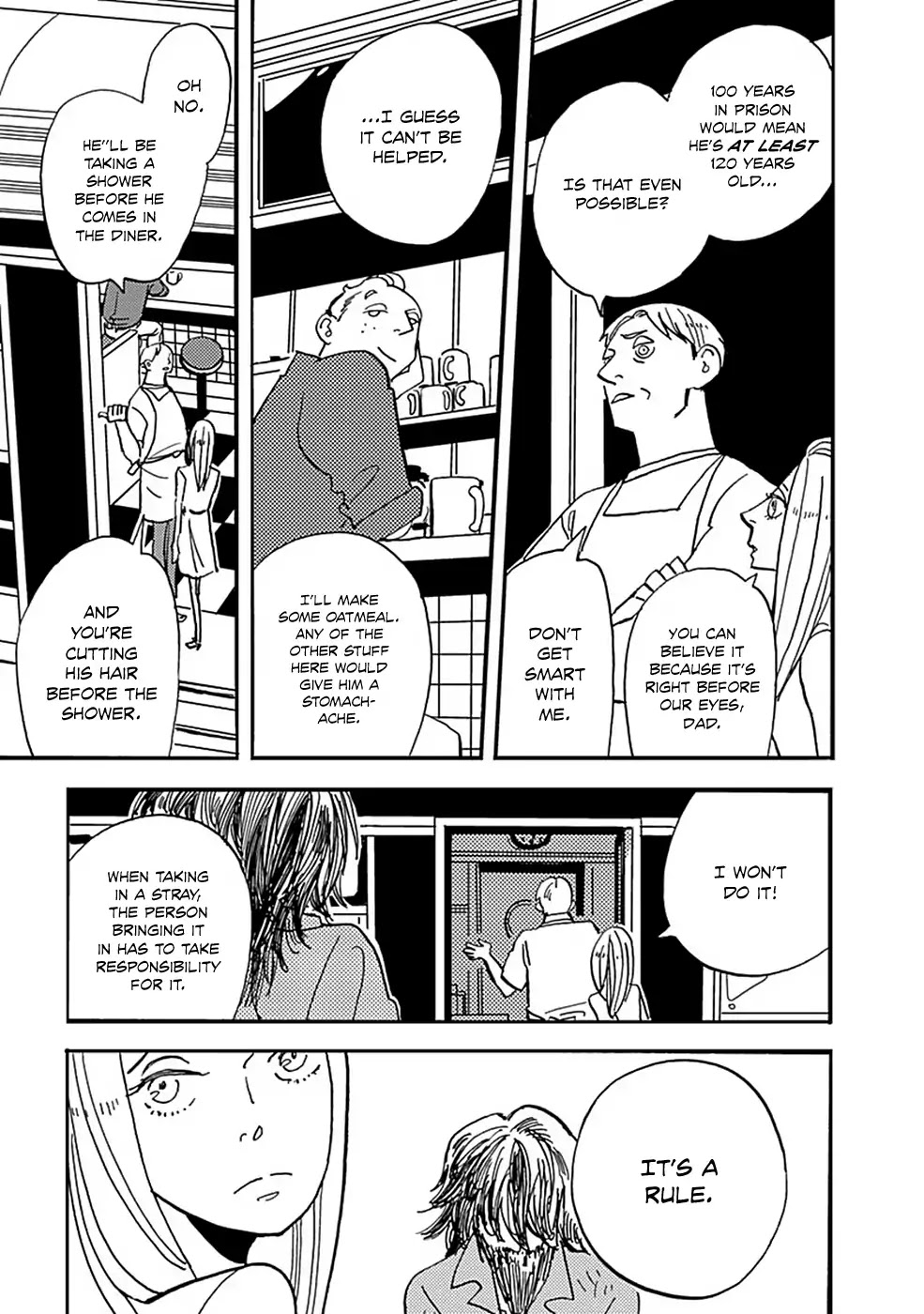 Lady and Oldman Chapter 1 page 18 - Chapter 1: The Man Who Came From Prison