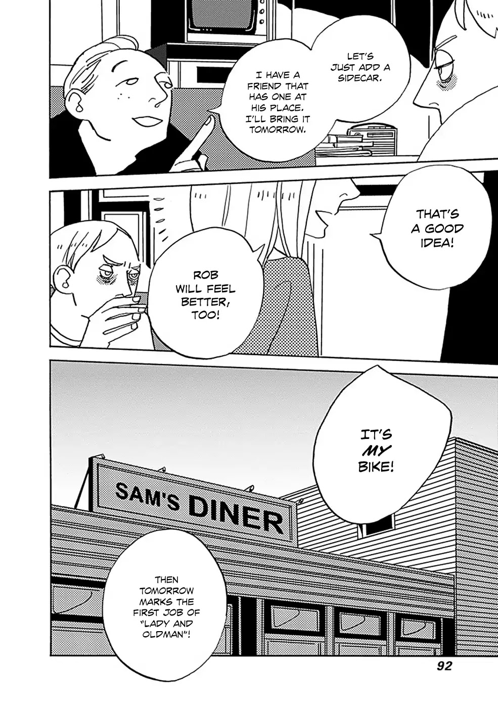Lady and Oldman Chapter 2 page 36 - Chapter 2: Hot Oldman