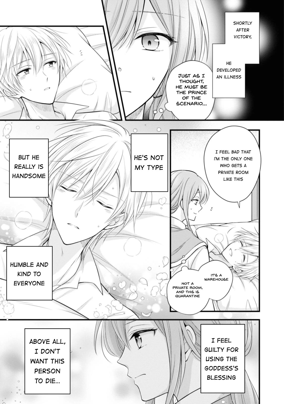 Lady Healer With Zero Luck With Men. Her First Love, a Black Knight, Is Now Her Unchosen Fiancé Chapter 1 page 23 - Chapter 1
