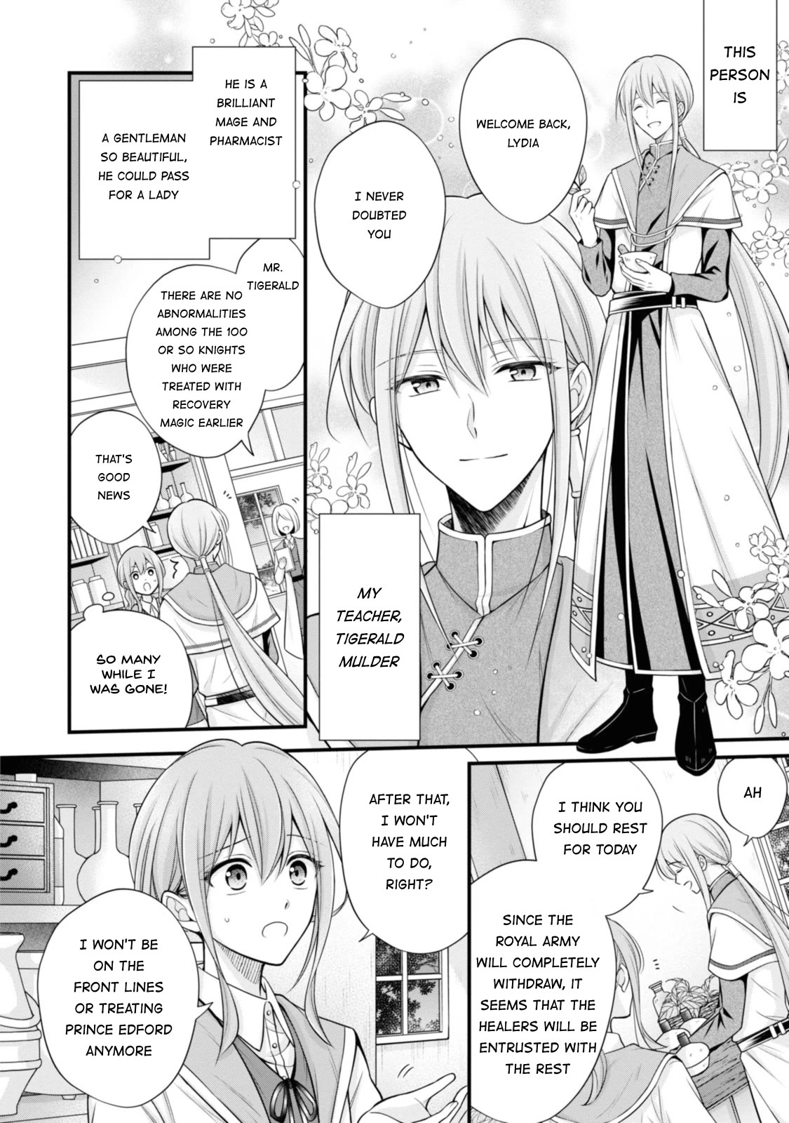 Lady Healer With Zero Luck With Men. Her First Love, a Black Knight, Is Now Her Unchosen Fiancé Chapter 1 page 34 - Chapter 1