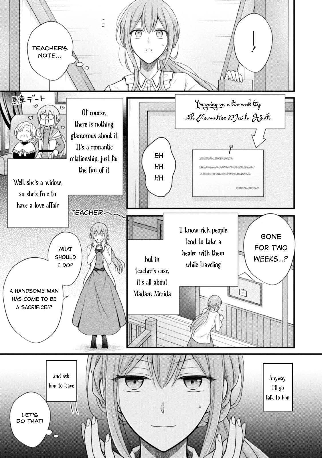 Lady Healer With Zero Luck With Men. Her First Love, a Black Knight, Is Now Her Unchosen Fiancé Chapter 3 page 21 - Chapter 3