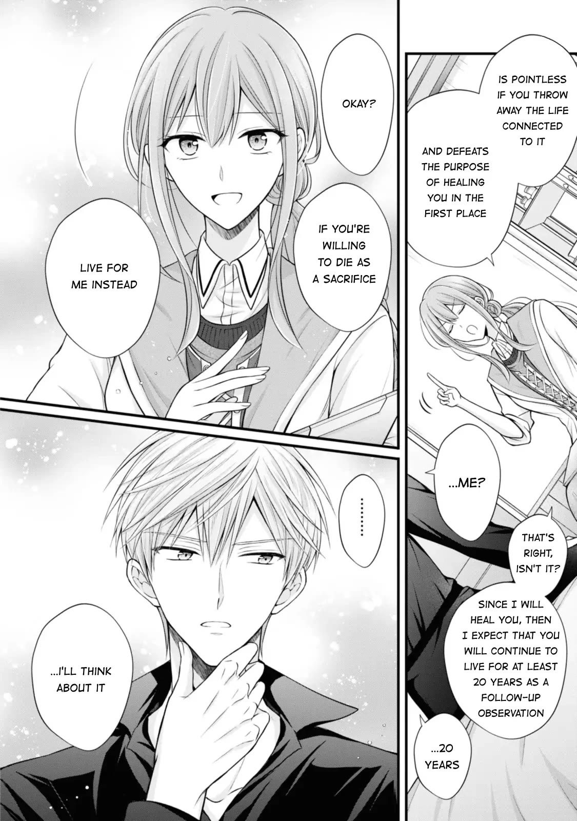 Lady Healer With Zero Luck With Men. Her First Love, a Black Knight, Is Now Her Unchosen Fiancé Chapter 4 page 20 - Chapter 4