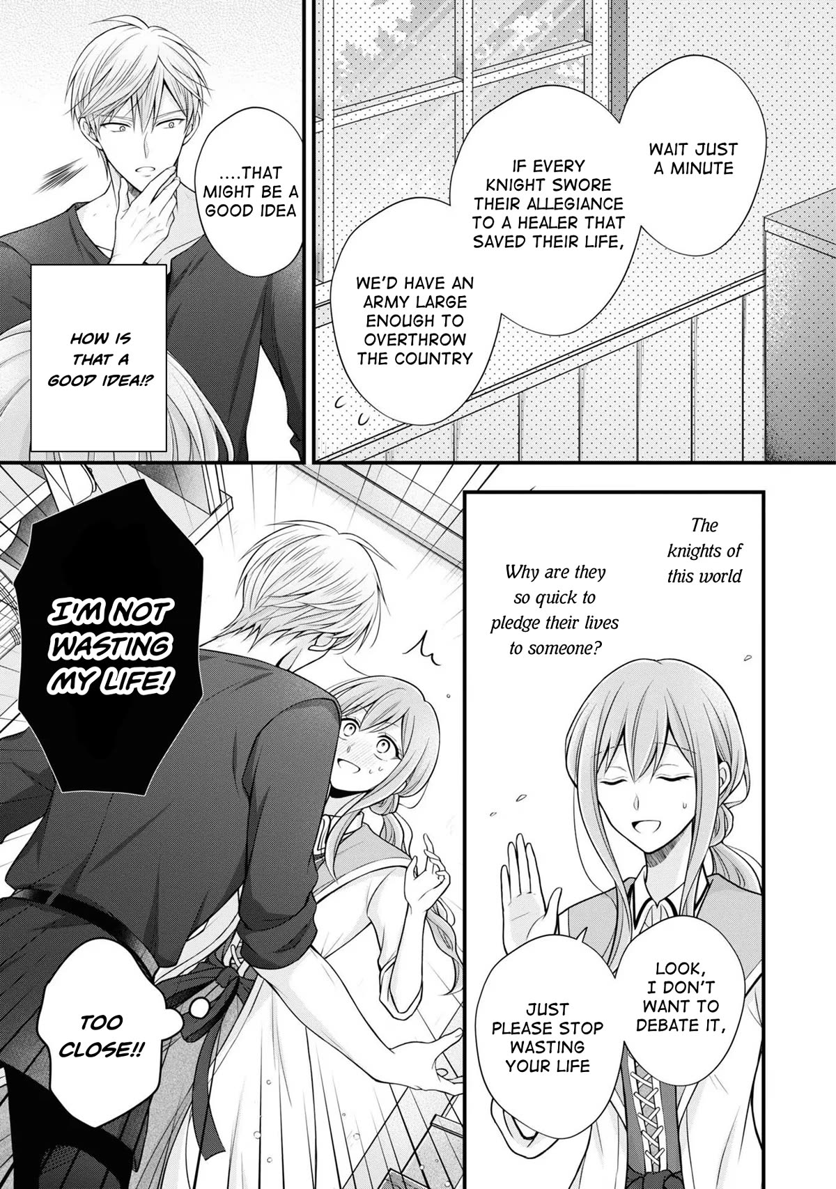 Lady Healer With Zero Luck With Men. Her First Love, a Black Knight, Is Now Her Unchosen Fiancé Chapter 6 page 23 - Chapter 6