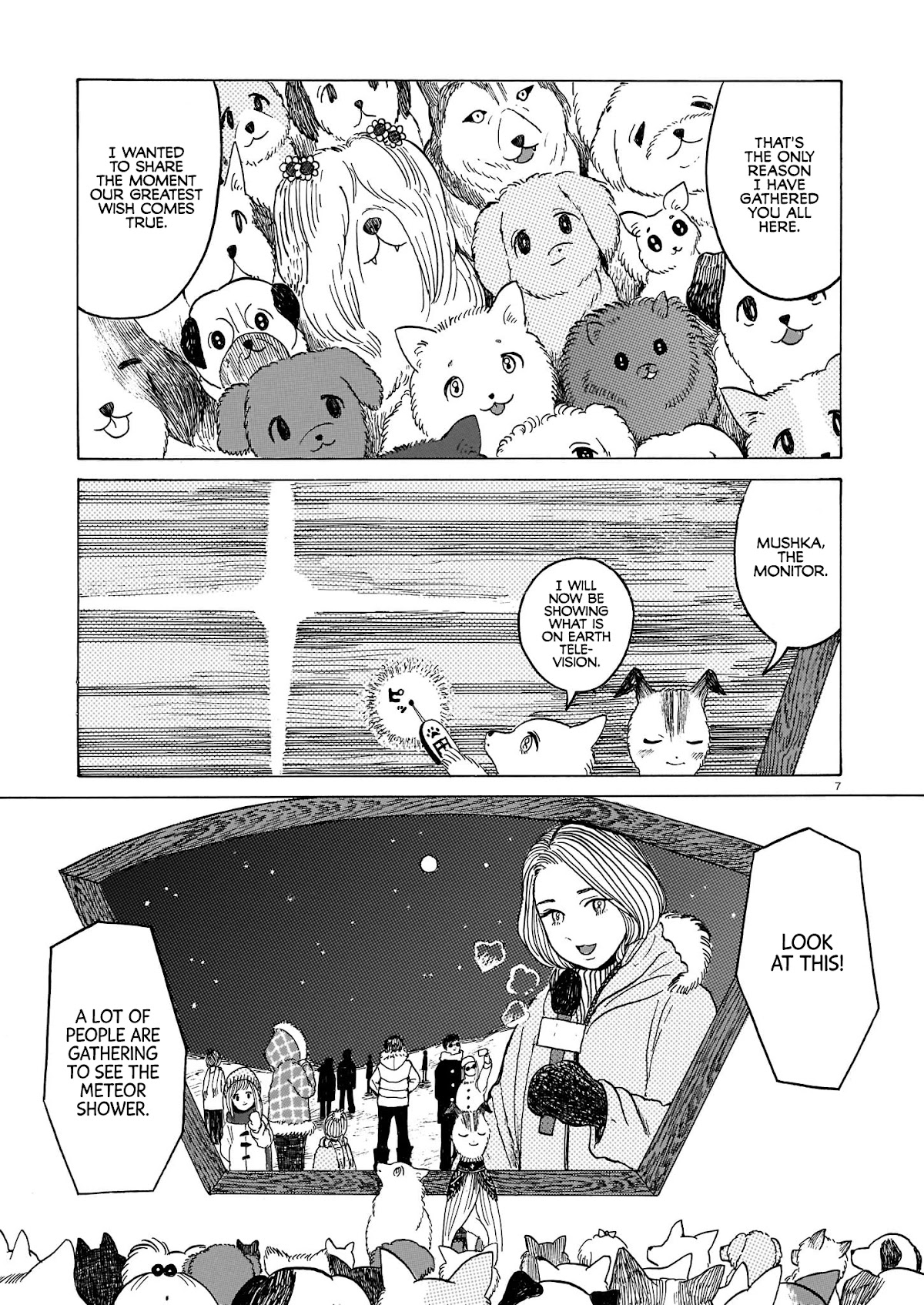 Laika no Hoshi Chapter 1 page 7 - Chapter 1: The Space Dog of Revenge