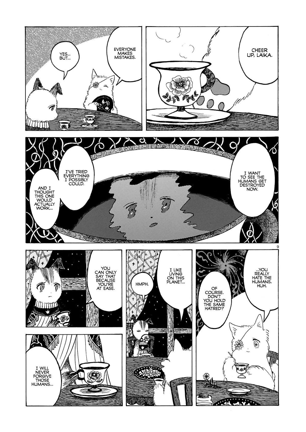 Laika no Hoshi Chapter 1 page 9 - Chapter 1: The Space Dog of Revenge