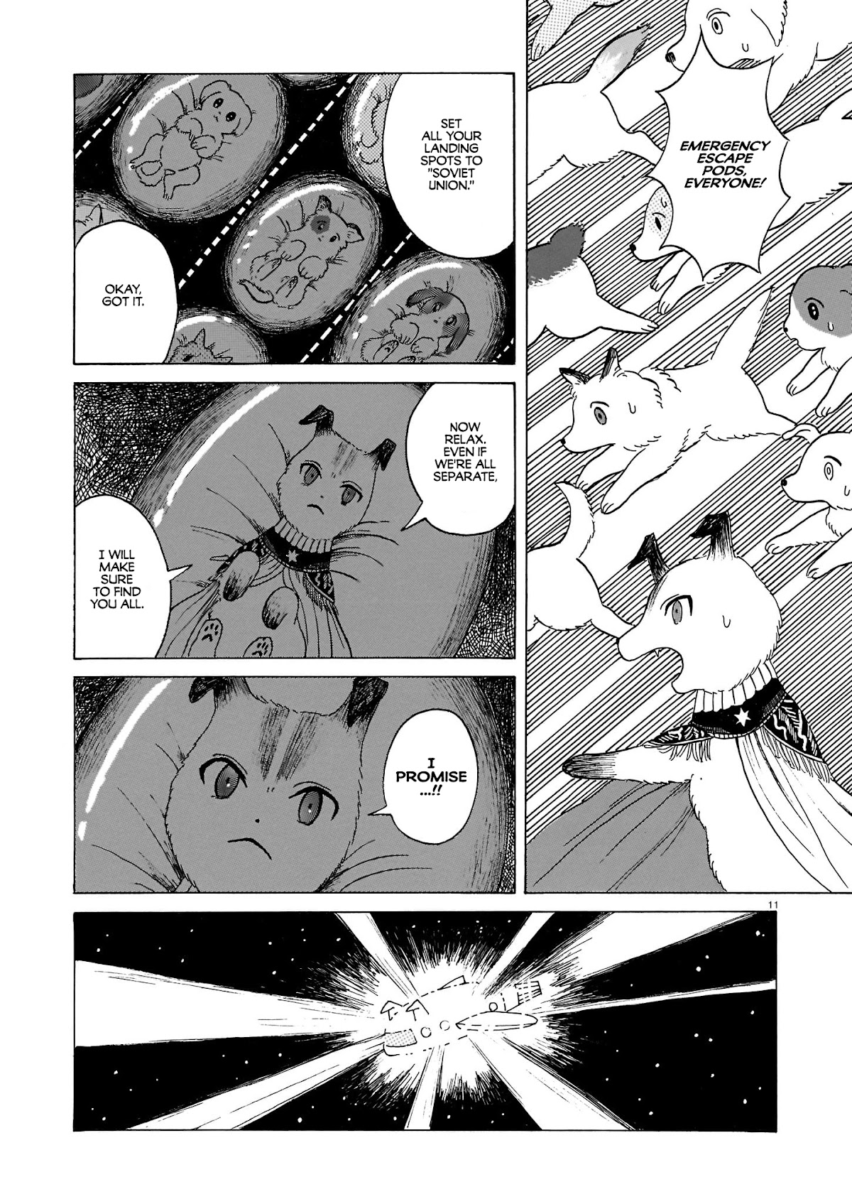 Laika no Hoshi Chapter 2 page 11 - Chapter 2: The Beloved Old Home
