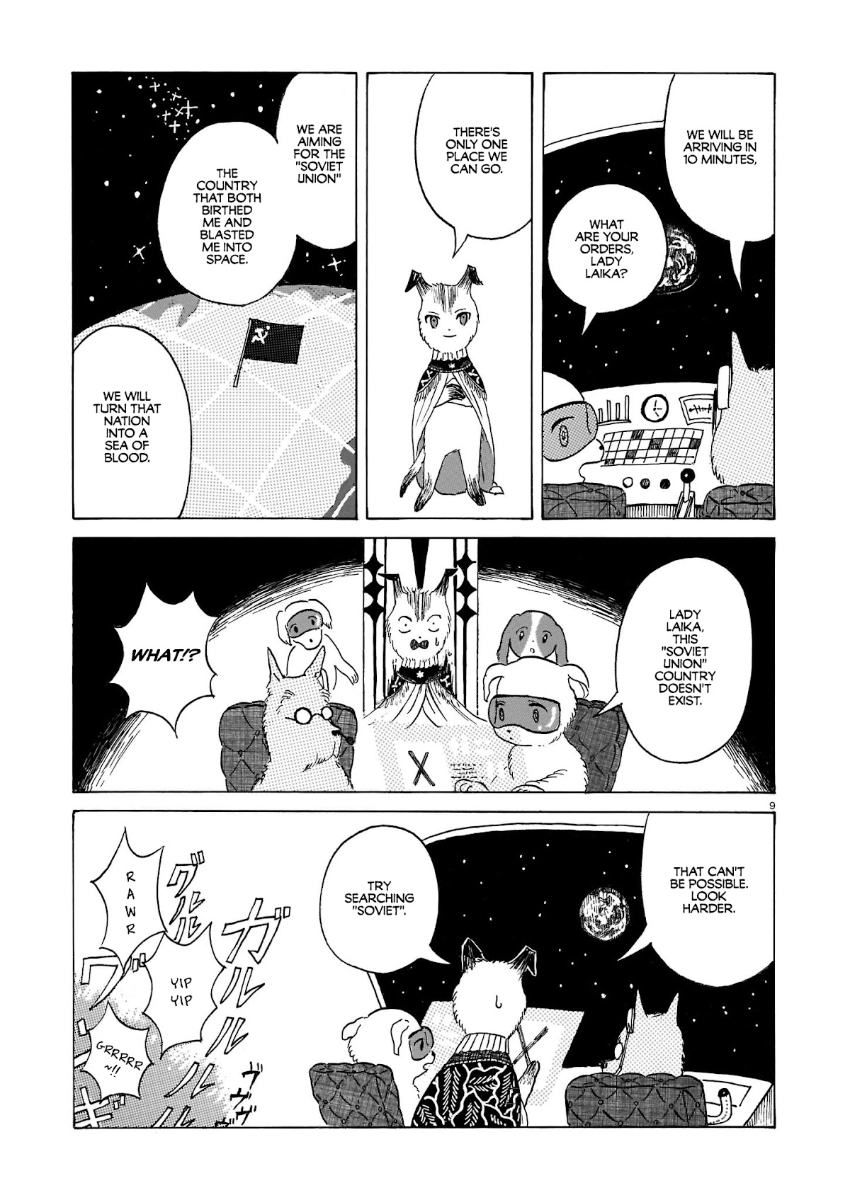 Laika no Hoshi Chapter 2 page 9 - Chapter 2: The Beloved Old Home