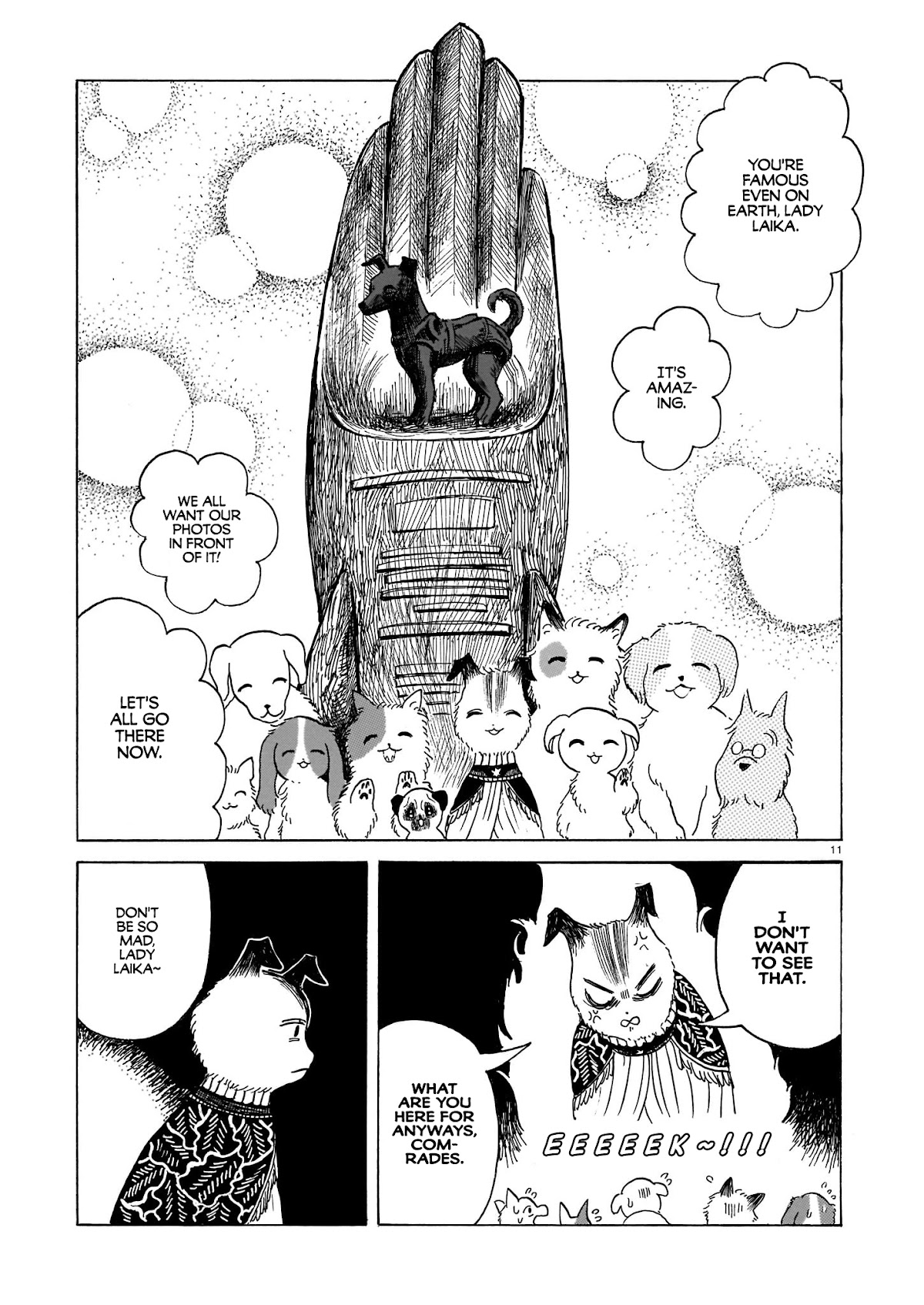 Laika no Hoshi Chapter 3 page 11 - Chapter 3: Travelling Is About Companions