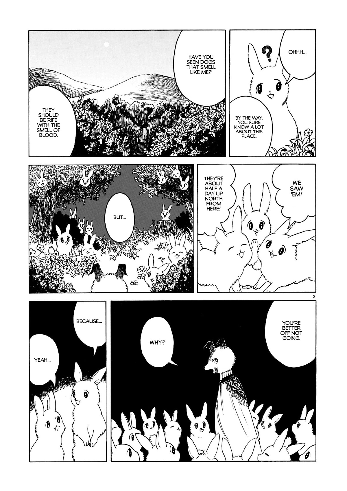 Laika no Hoshi Chapter 3 page 3 - Chapter 3: Travelling Is About Companions