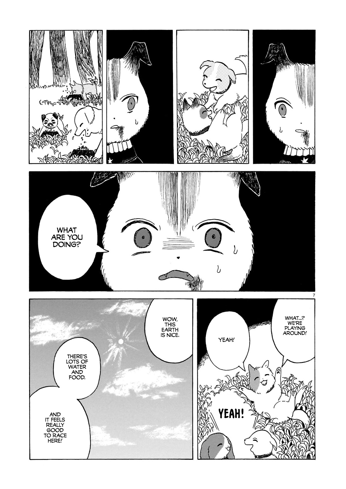 Laika no Hoshi Chapter 3 page 7 - Chapter 3: Travelling Is About Companions