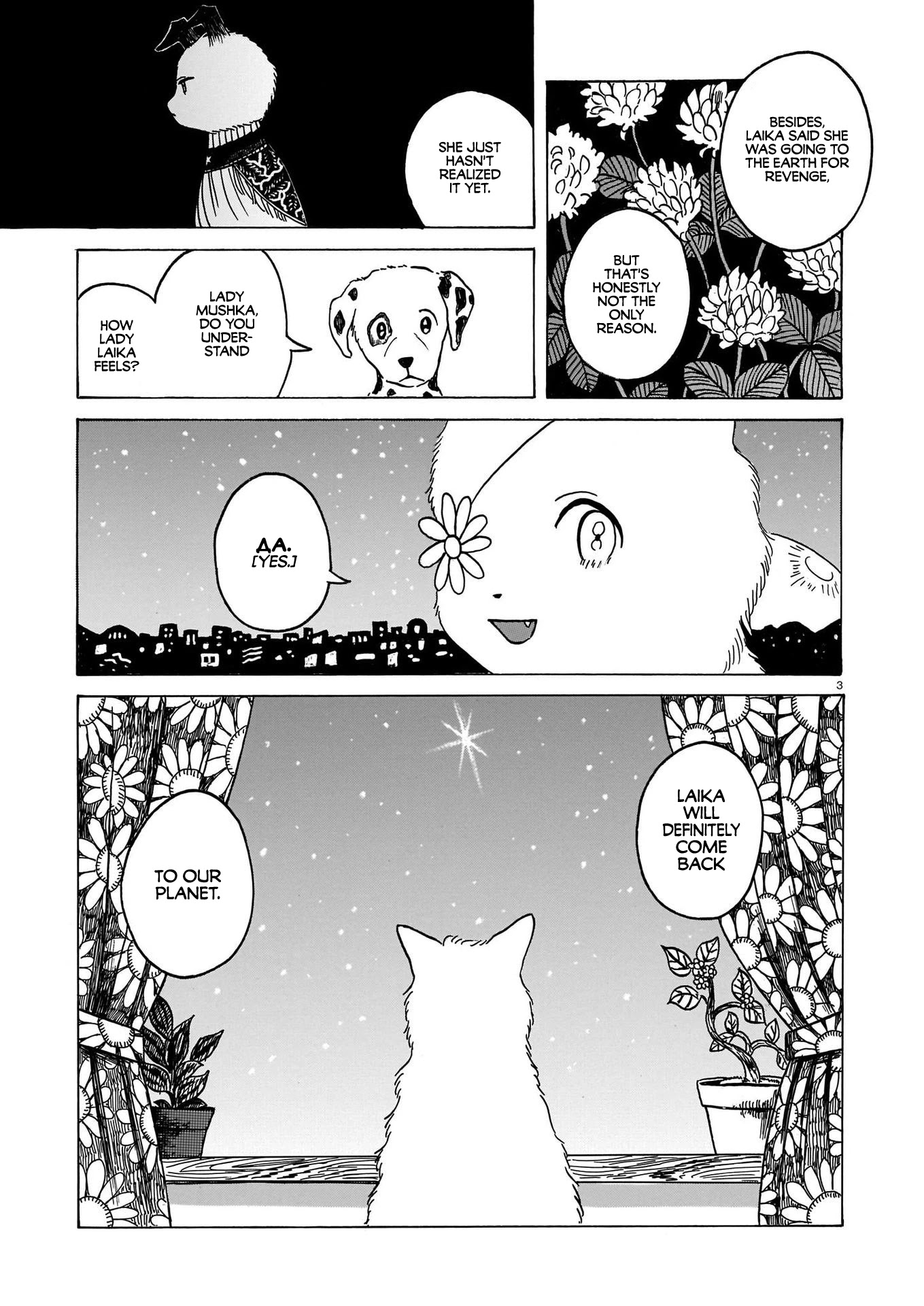 Laika no Hoshi Chapter 4 page 3 - Chapter 4: Dogs and Humans