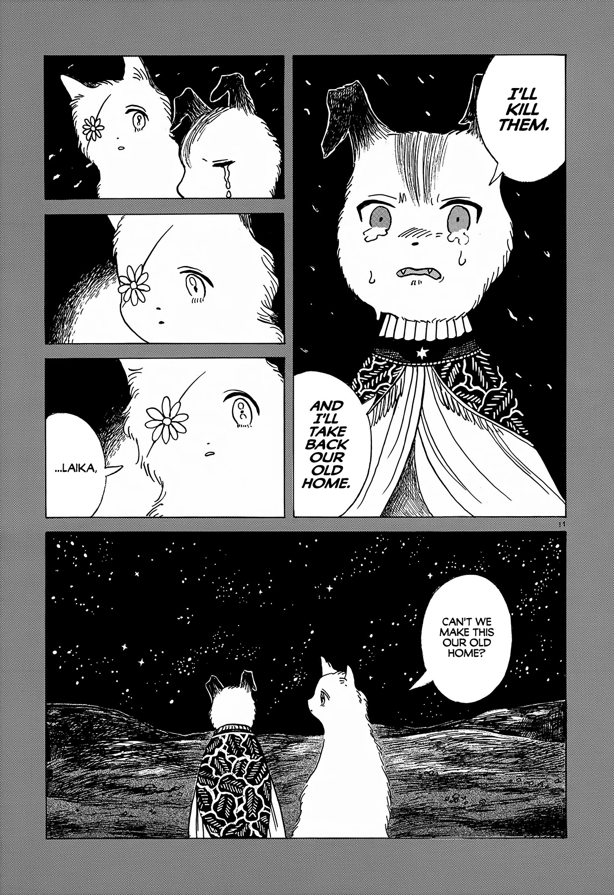 Laika no Hoshi Chapter 5 page 11 - Chapter 5: Return of the Dog [END]