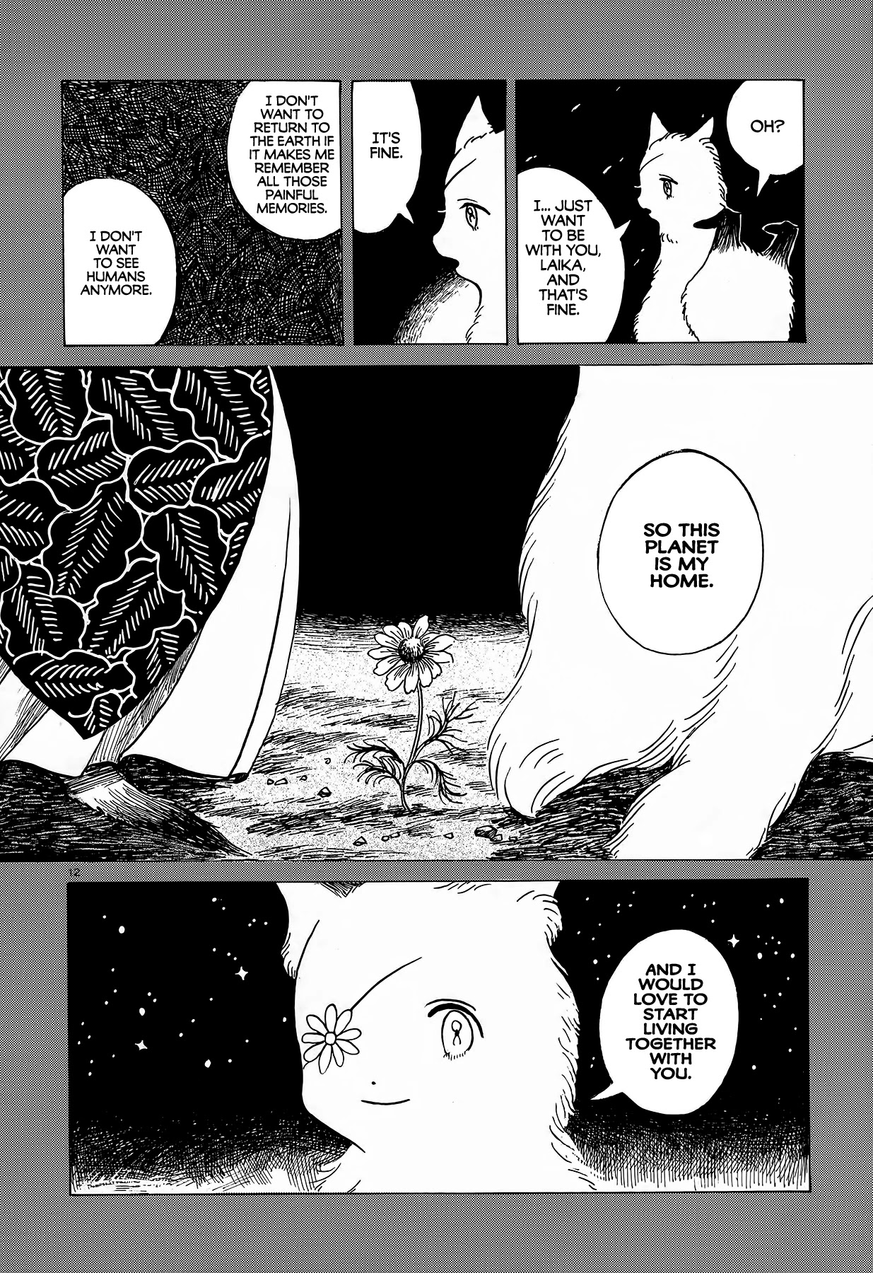 Laika no Hoshi Chapter 5 page 12 - Chapter 5: Return of the Dog [END]