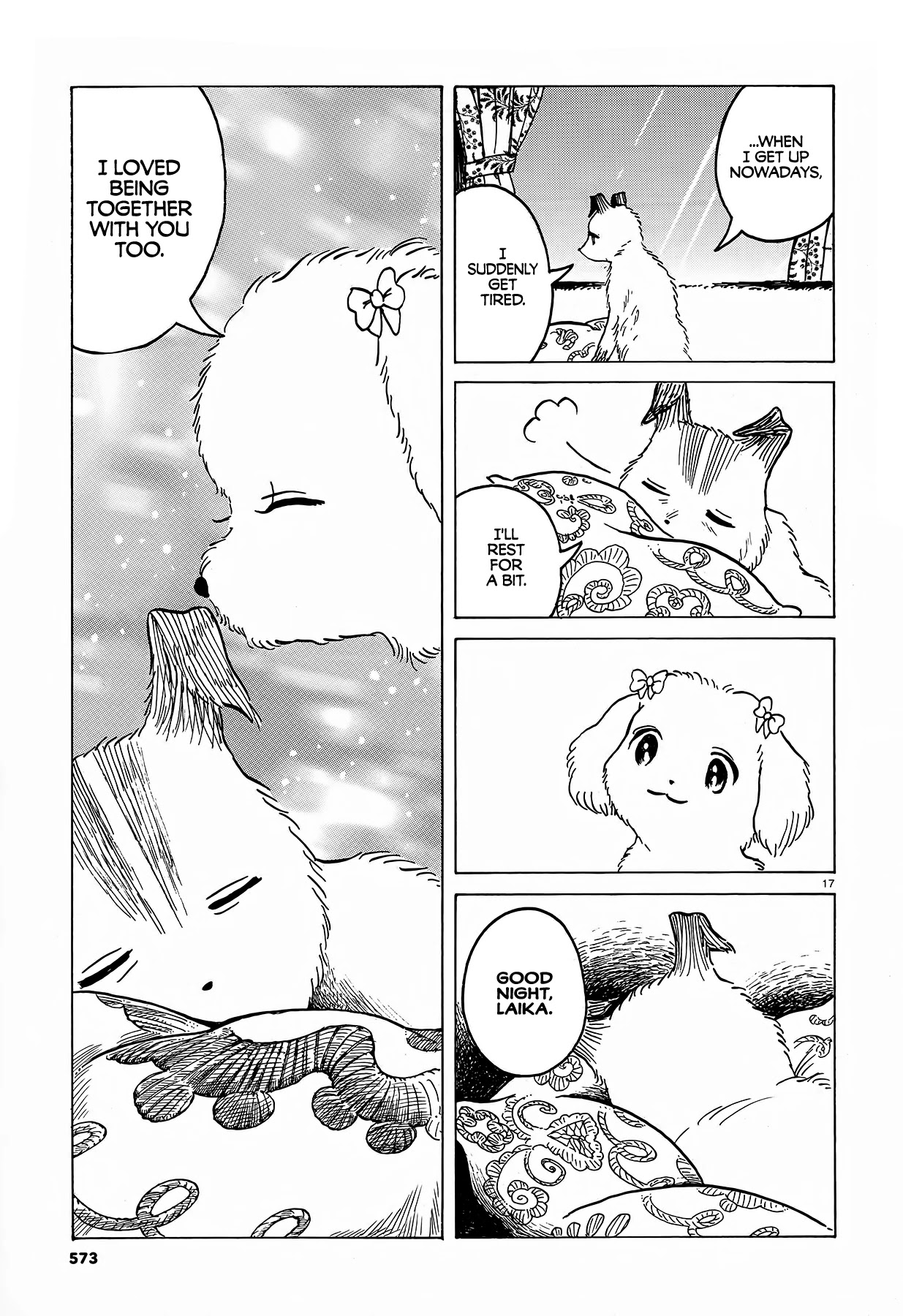 Laika no Hoshi Chapter 5 page 17 - Chapter 5: Return of the Dog [END]