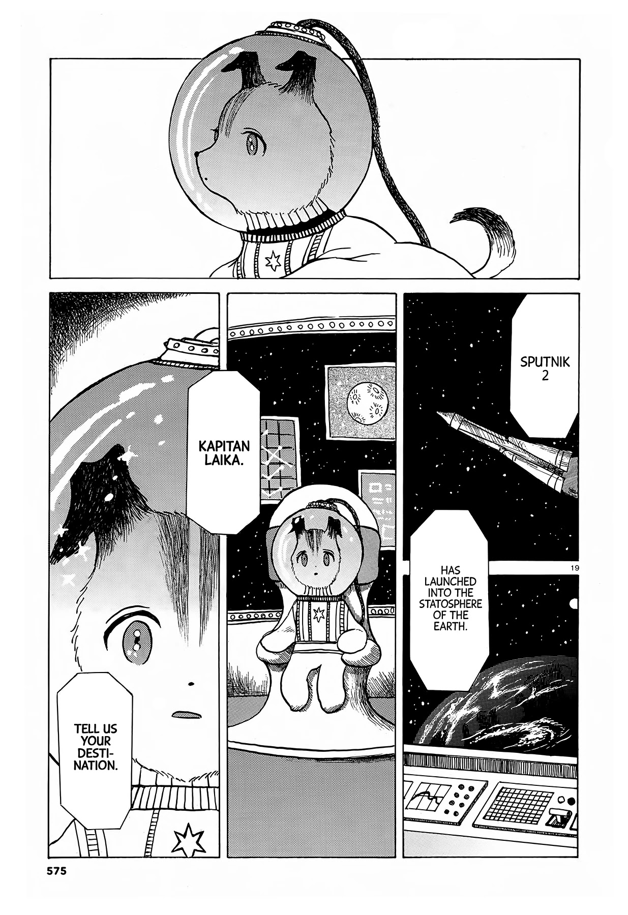 Laika no Hoshi Chapter 5 page 19 - Chapter 5: Return of the Dog [END]